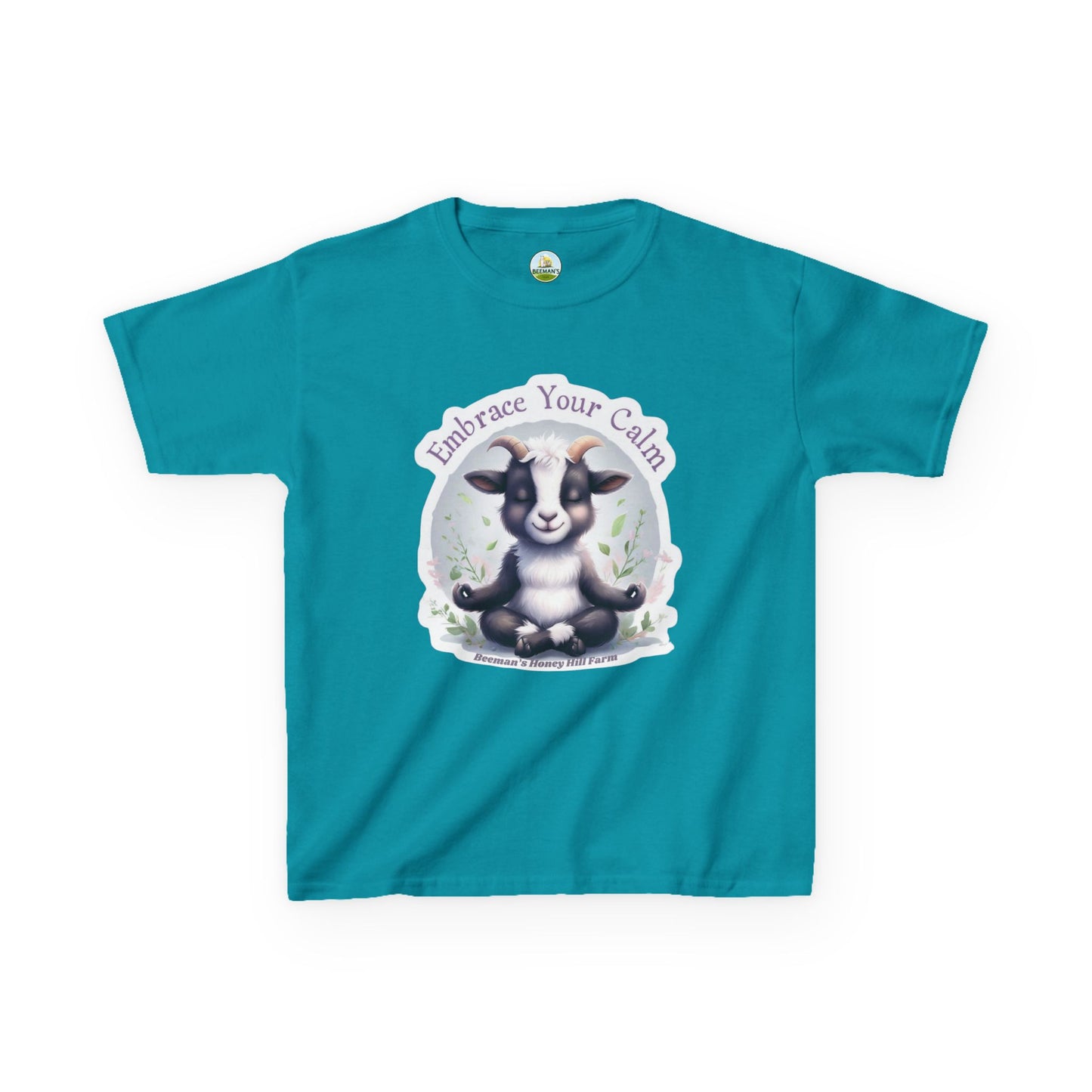 Goat Embrace Your Calm Kids T-Shirt - Beeman's Honey Hill Farm