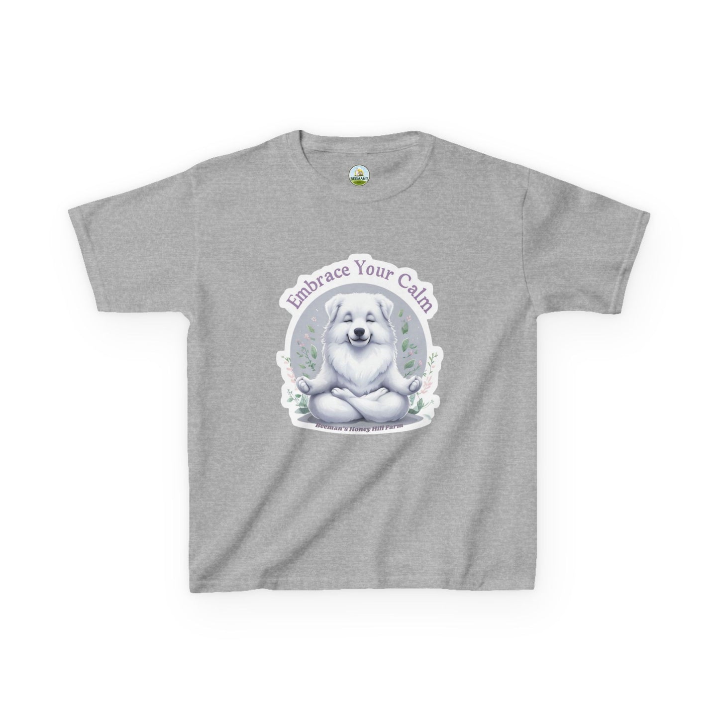 Great Pyrenees Embrace Your Calm Kids Tee