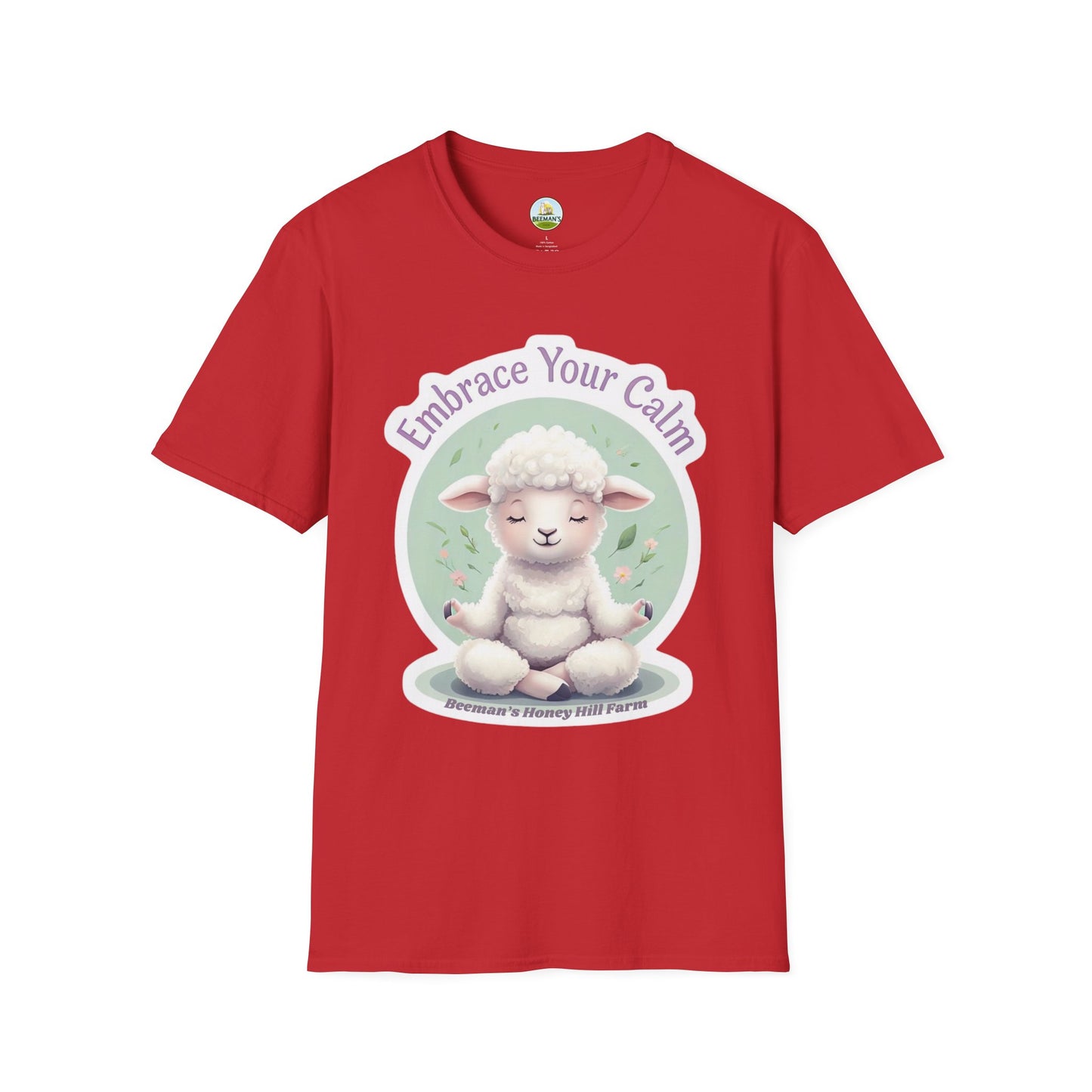Sheep Embrace Your Calm T-Shirt - Beeman's Honey Hill Farm