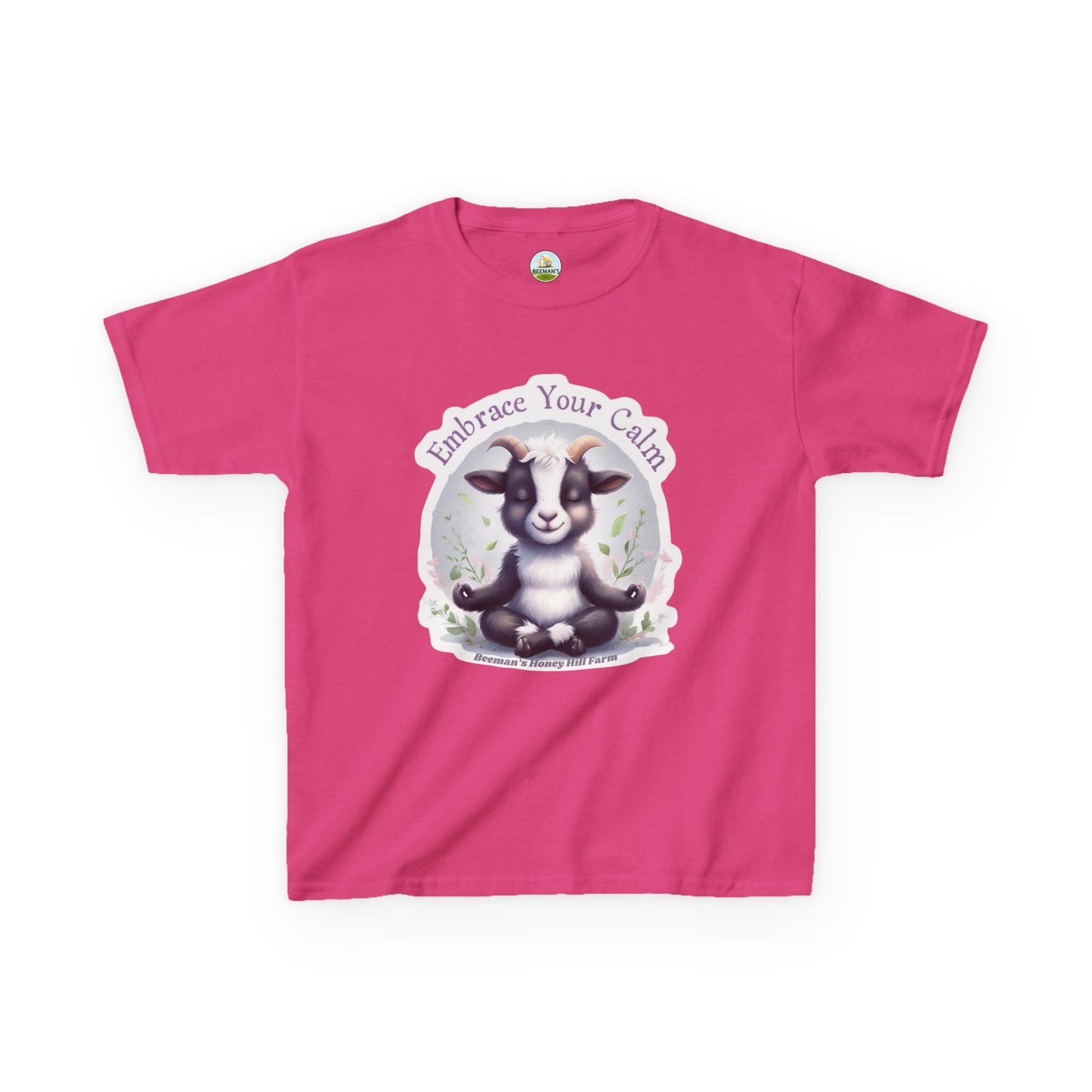 Goat Embrace Your Calm Kids T-Shirt - Beeman's Honey Hill Farm