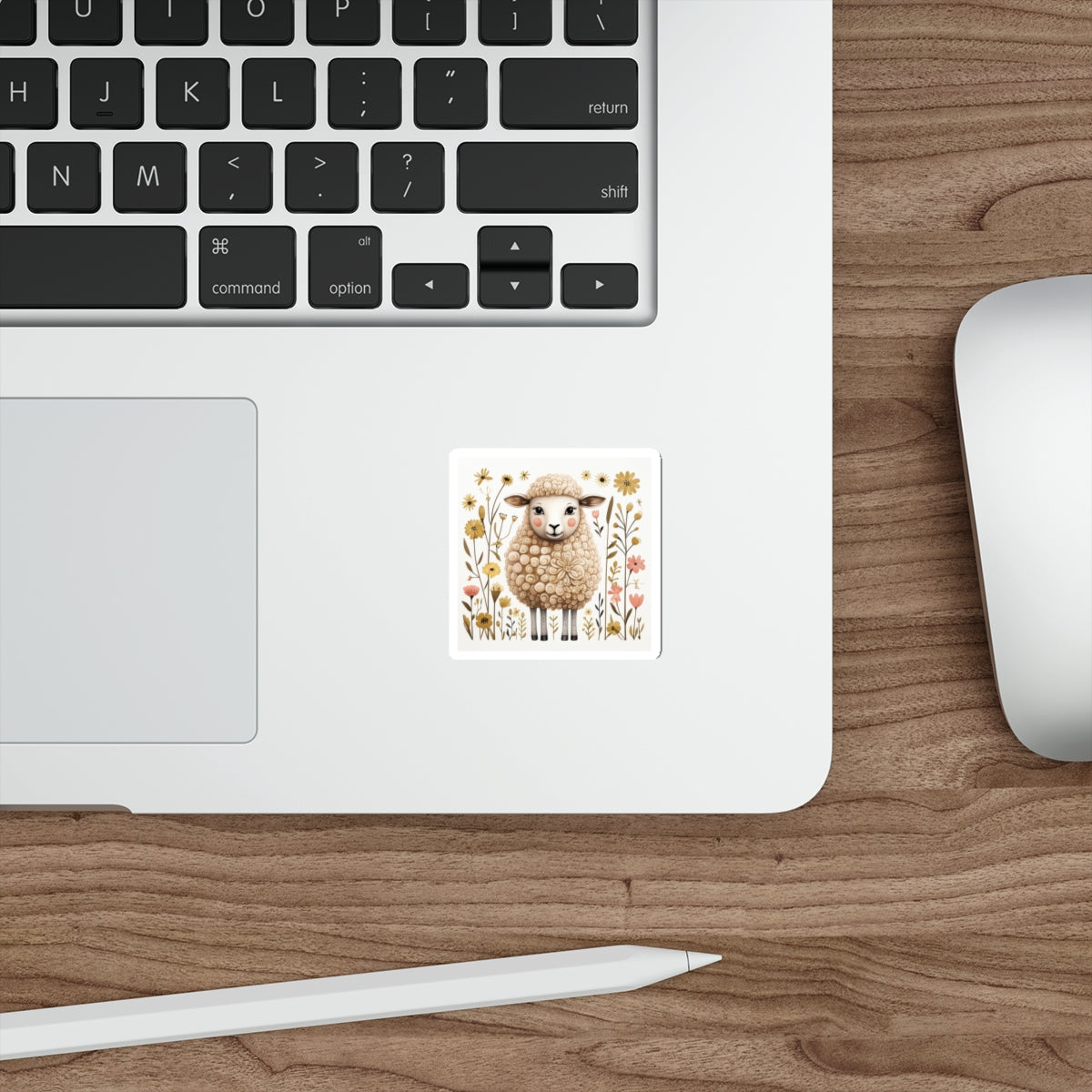 Folk Art Sheep Stickers