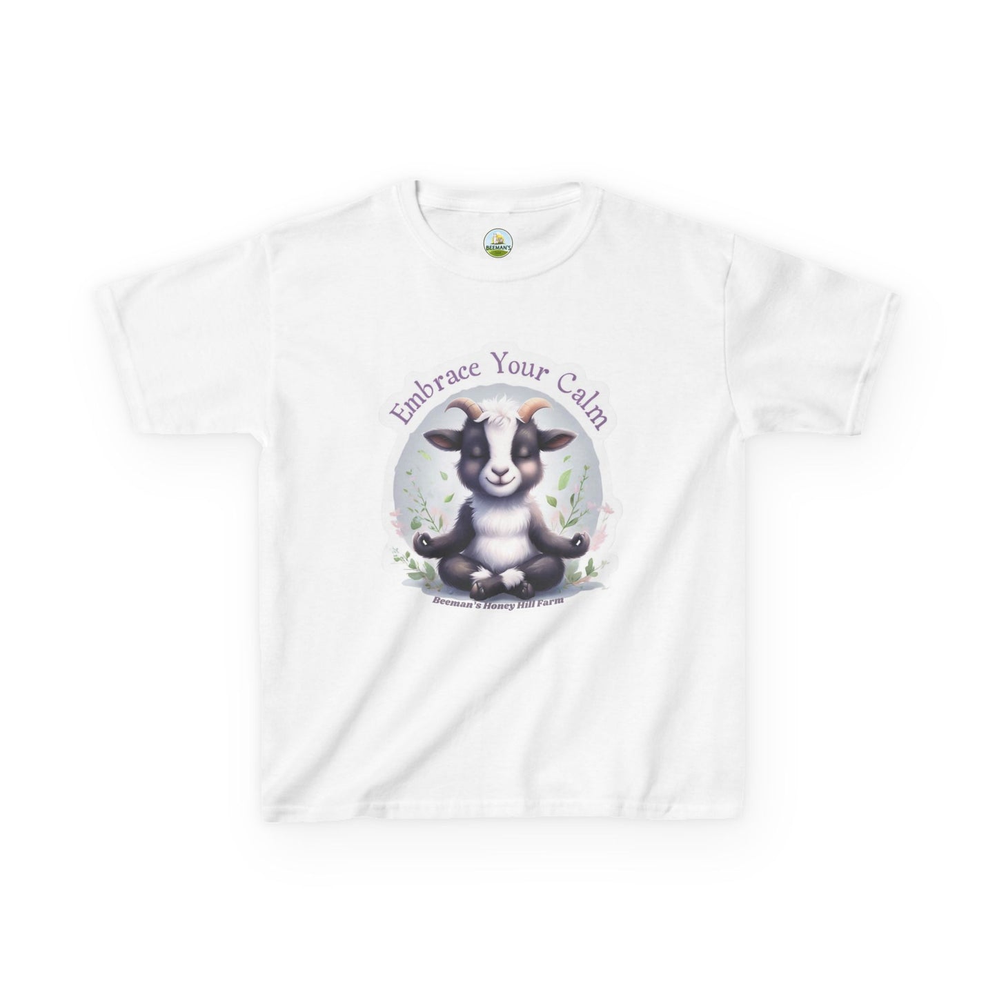 Goat Embrace Your Calm Kids T-Shirt - Beeman's Honey Hill Farm