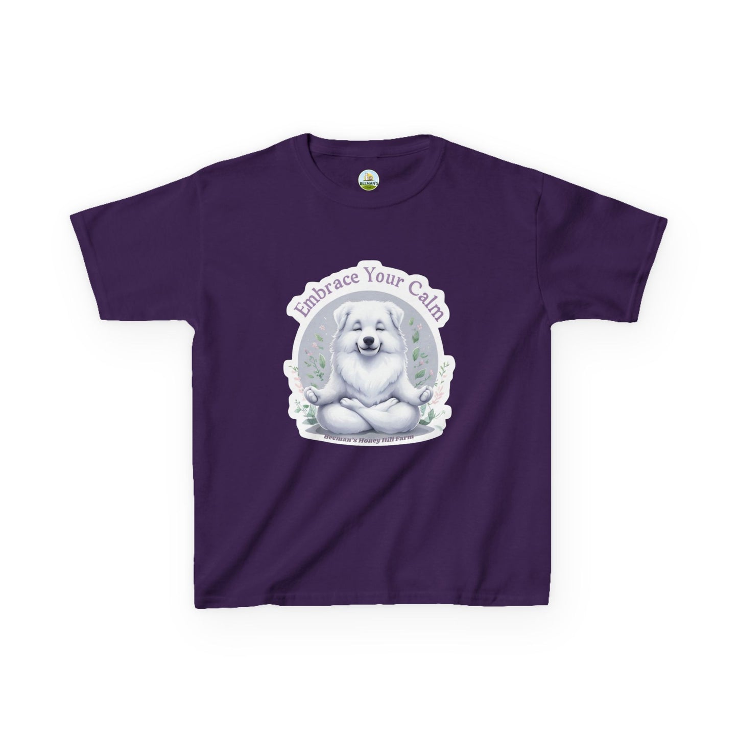 Great Pyrenees Embrace Your Calm Kids Tee