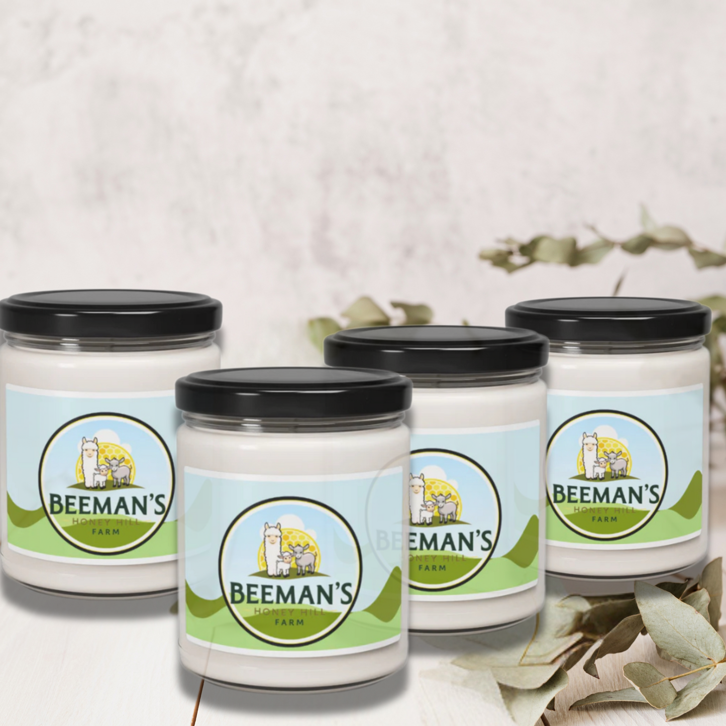 Beeman's Honey Farm Scented Soy Candle - 9oz - Cozy Farmhouse Decor