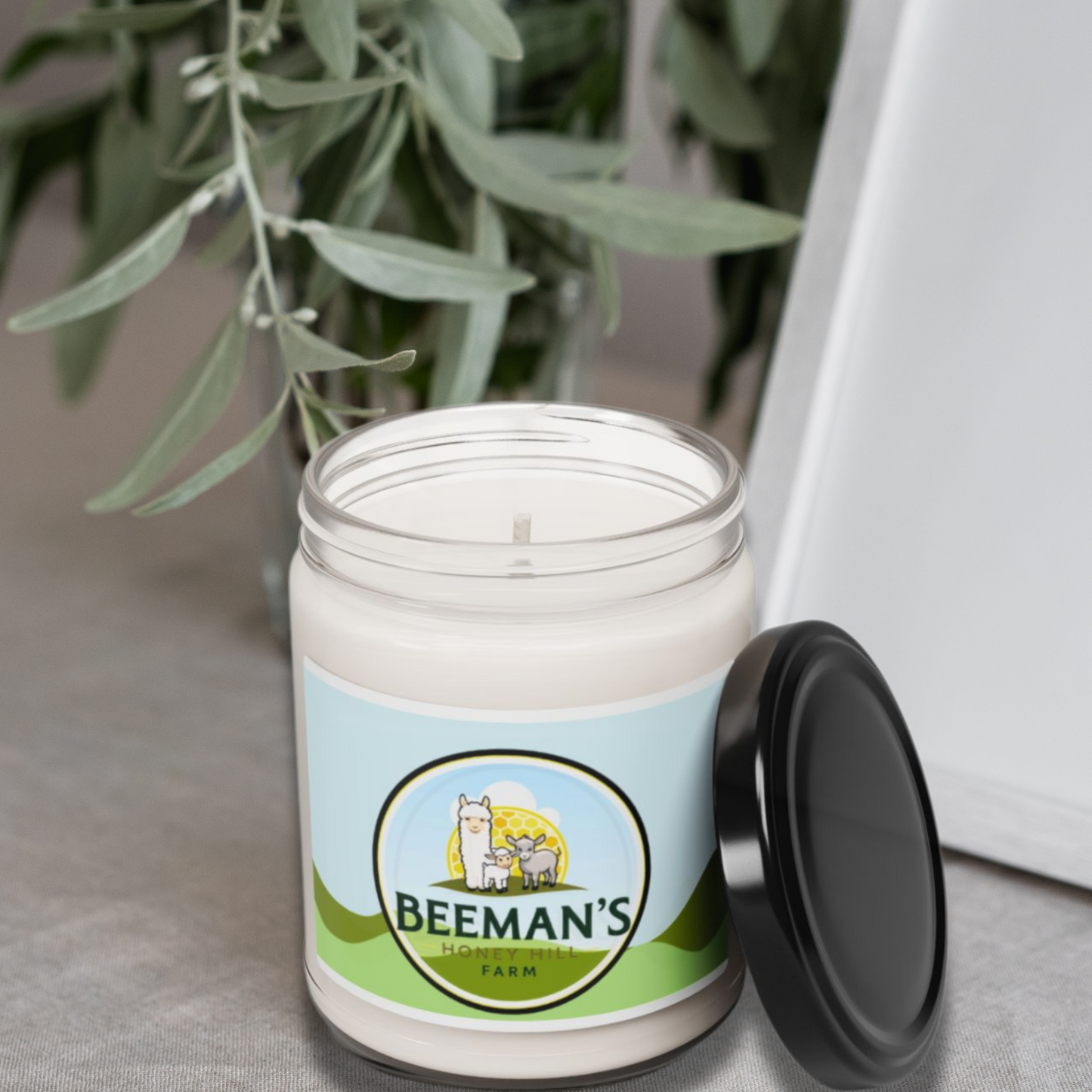Beeman's Honey Farm Scented Soy Candle - 9oz - Cozy Farmhouse Decor