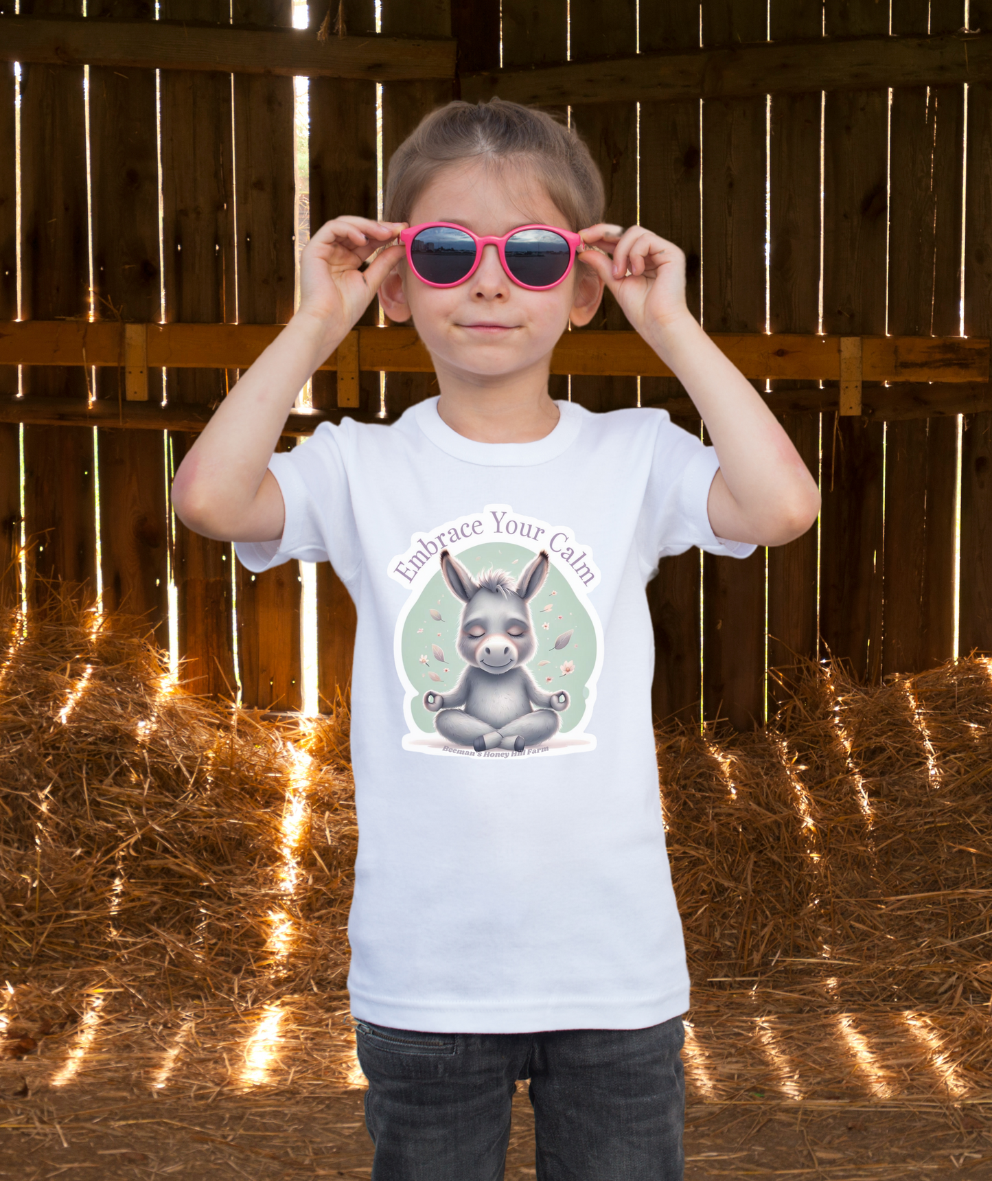 Donkey Embrace Your Calm Kids Tee