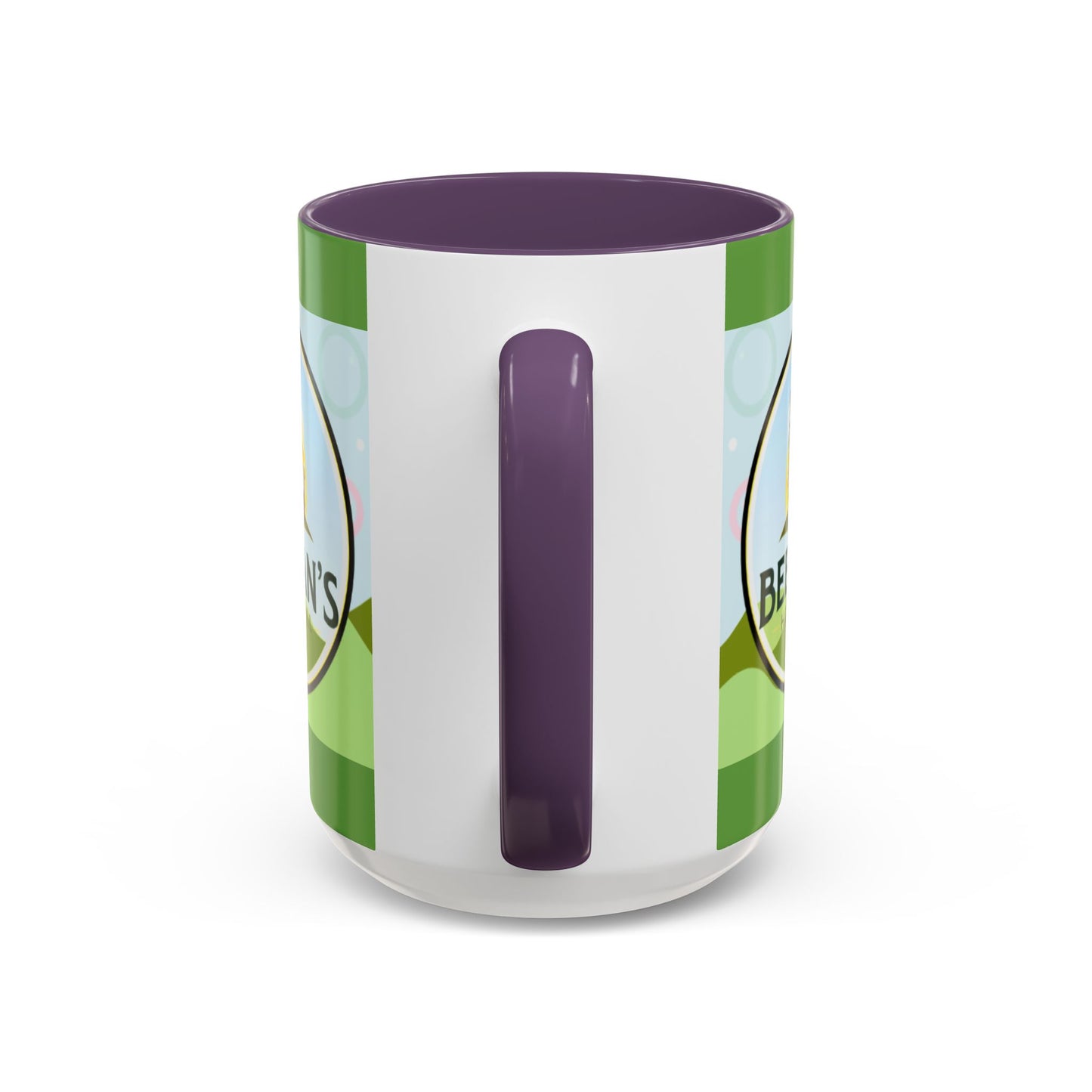 Coffee Mug - Beeman's Honey Hill Farm Logo featuring Chili Pie the Alpaca, Mini Donkey, and Sheep