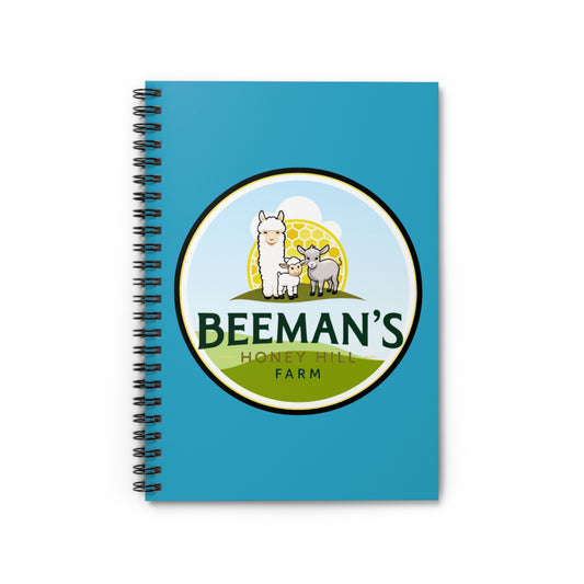 Beeman's Honey Hill Farm-Themed Spiral Notebook - Perfect for Students and Animal Lovers!