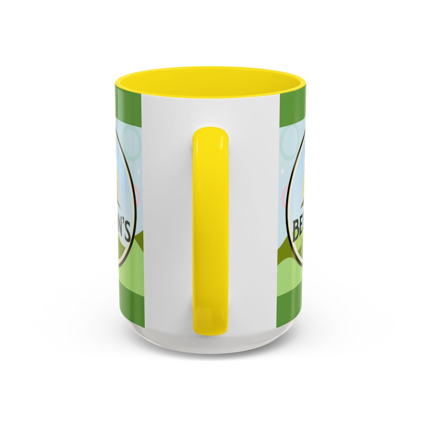 Coffee Mug - Beeman's Honey Hill Farm Logo featuring Chili Pie the Alpaca, Mini Donkey, and Sheep