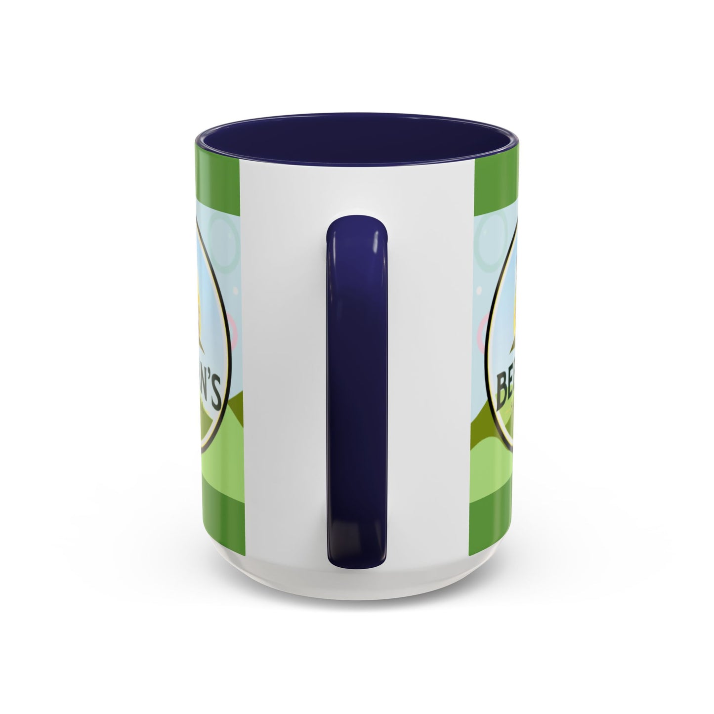 Coffee Mug - Beeman's Honey Hill Farm Logo featuring Chili Pie the Alpaca, Mini Donkey, and Sheep